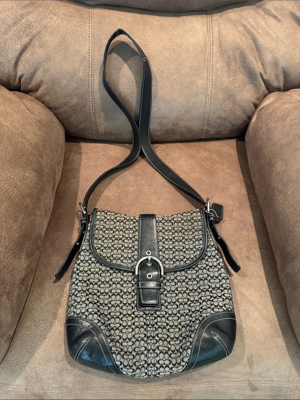 Coach Vintage Solo Signature Jacquard Cross Body